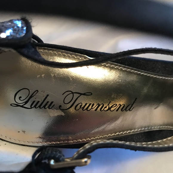 Lulu Townsend Gold heels size 8.5 - Picture 5 of 6